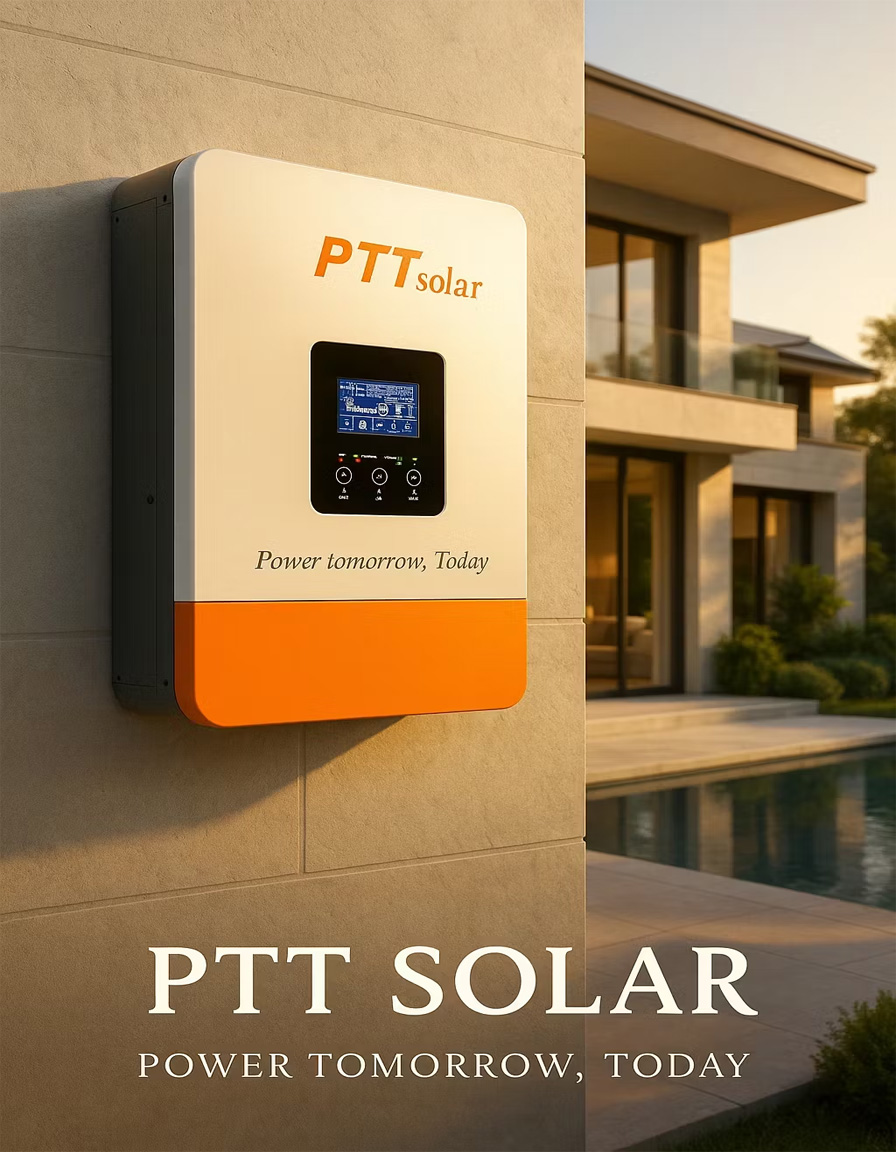 اینورتر شارژر (سانورتر) هیبریدی خورشیدی 7 کیلووات برند PTT مدل PILL7KS-N