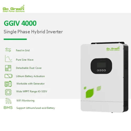 اینورتر شارژر 4KAV برند گوگرین مدل GO GREEN GGIV 4000