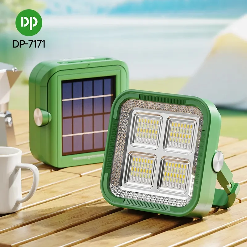 پرژکتور شارژی خورشیدی برند دی پی مدل DP-7171