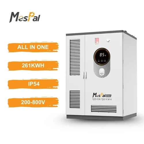 سیستم خورشیدی صنعتی 125 کیلووات با باتری لیتیوم 260 کیلووات