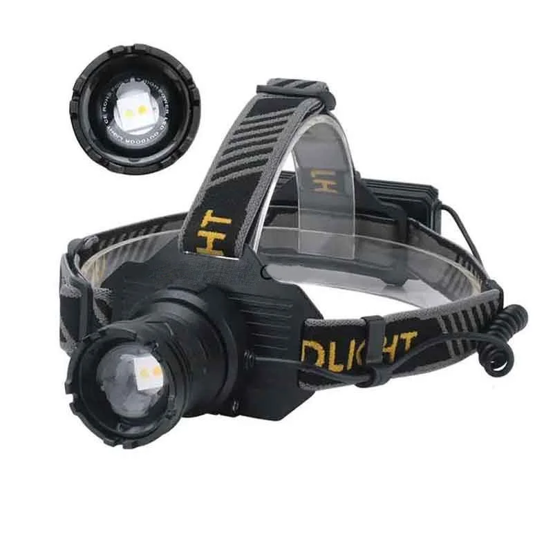 چراغ پیشانی زرد و سفید زوم دار اسمال سان مدل ZY-T502