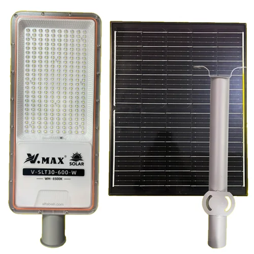 چراغ خیابانی خورشیدی پنل جدا ۶۰۰ وات ویمکس مدل VMAX SLT30-600