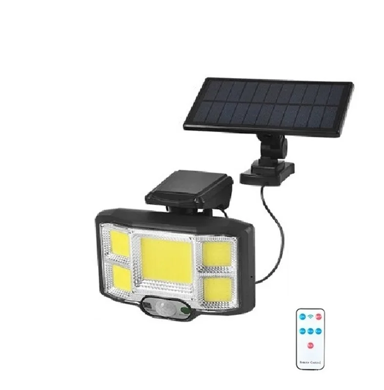 چراغ خورشیدی سنسوردار با پنل جدا مدل JD-2168B-A